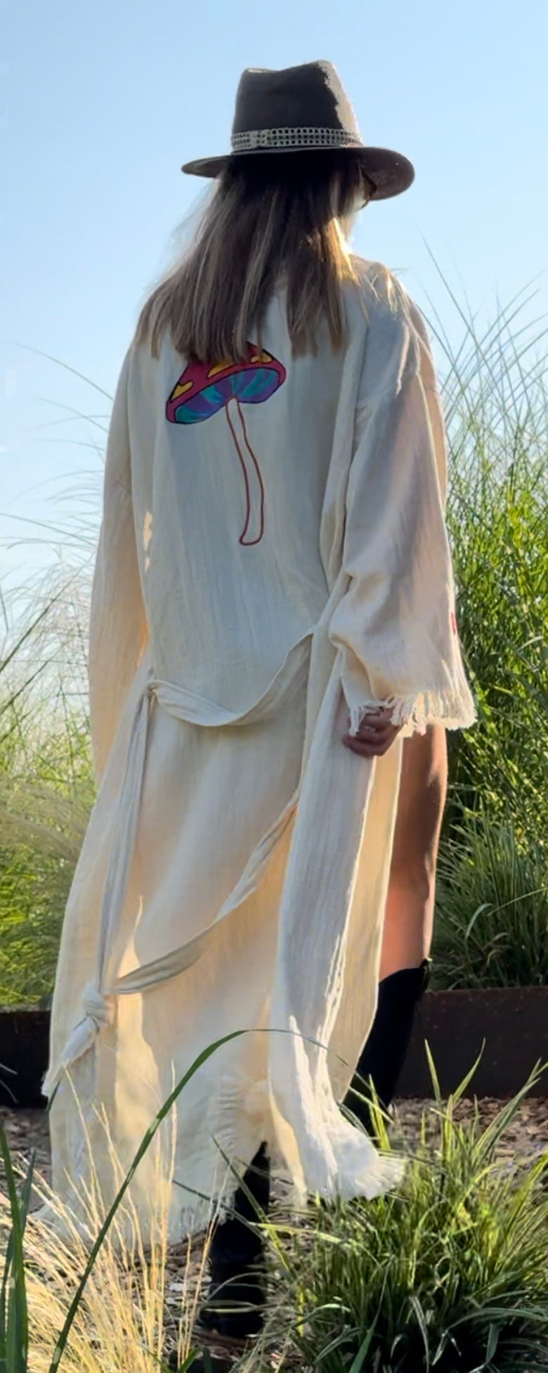 Kimono Long Maison Jaro en Coton Bio-