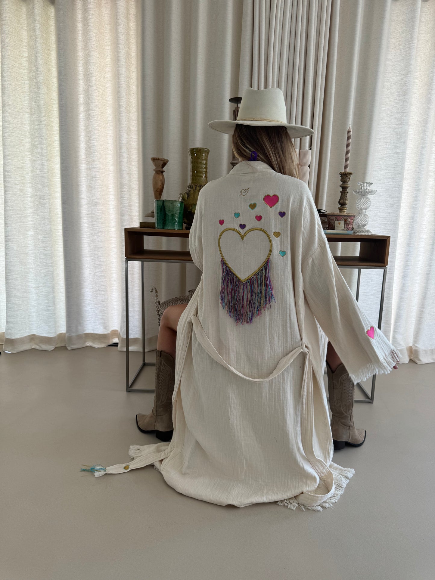 Kimono Long en Coton Bio Maison Jaro x Alexia Demblum